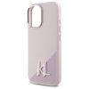 Karl Lagerfeld KLHMP16SSCMKMPCP iPhone   16 6.1 różowy/pink hardcase Silicone Shadow Metal Initial MagSafe